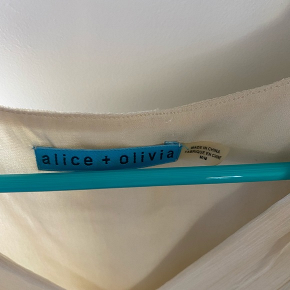 Alice & Olivia top - ivory, medium - Picture 2 of 3